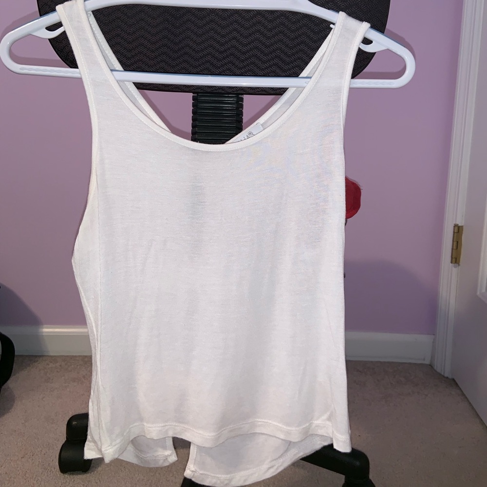 cute white tank